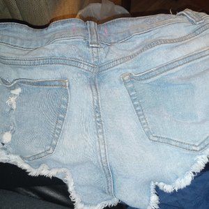 Pink Victoria secret Jean shorts